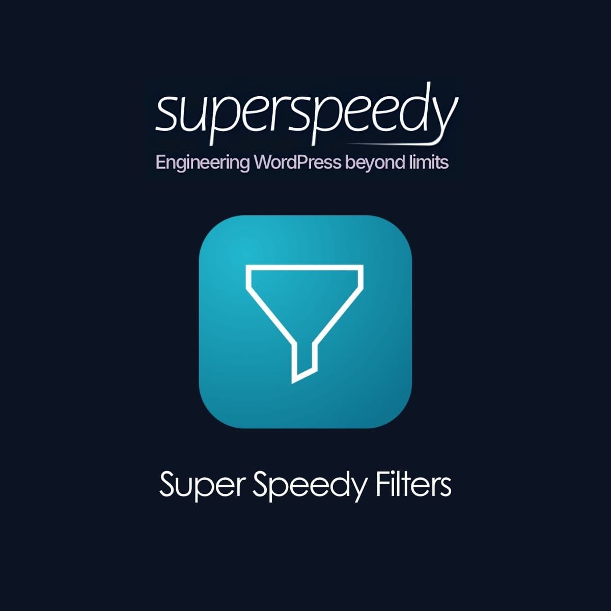 Screenshot of Super Speedy Filters interface
