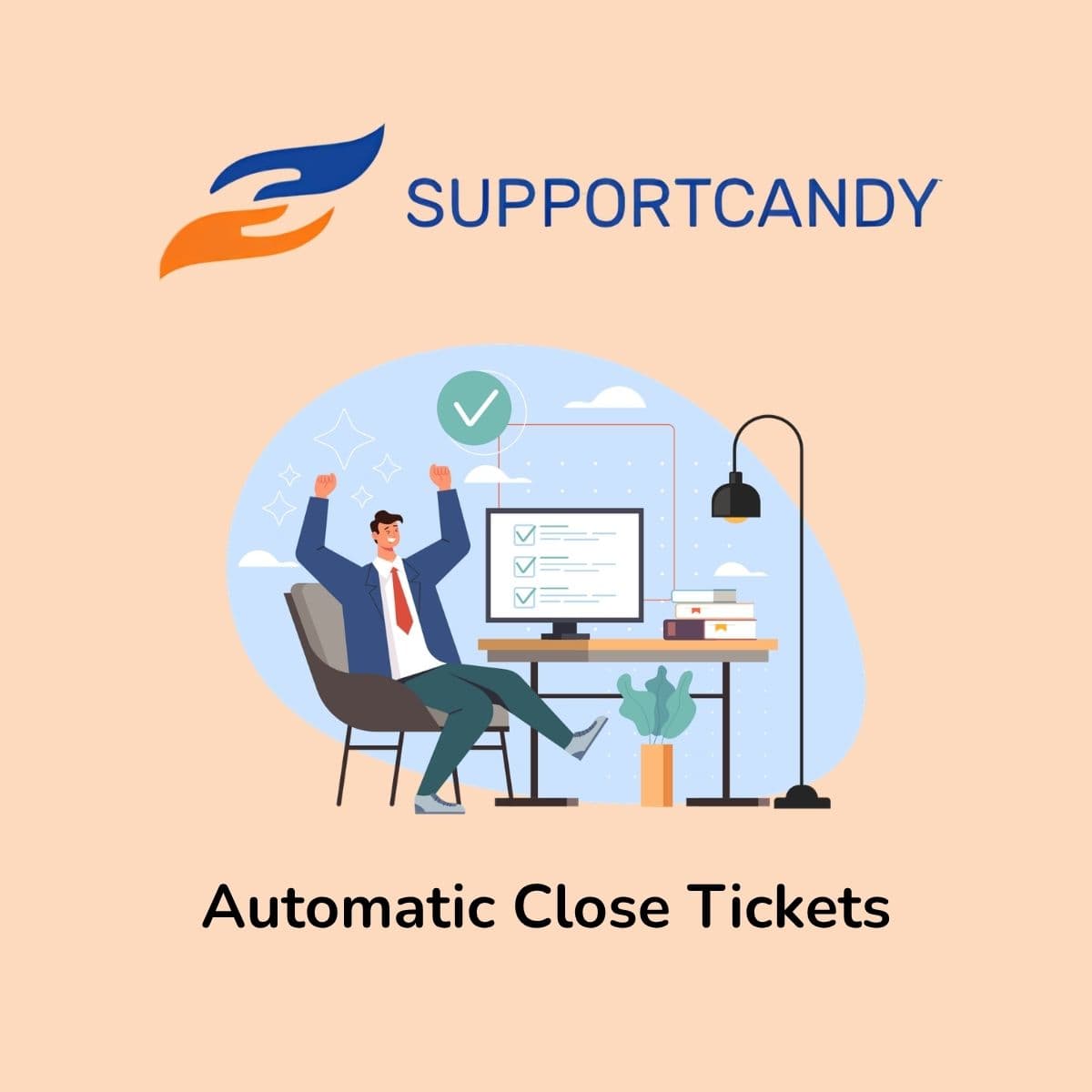 Screenshot of SupportCandy Automatic Close Tickets interface