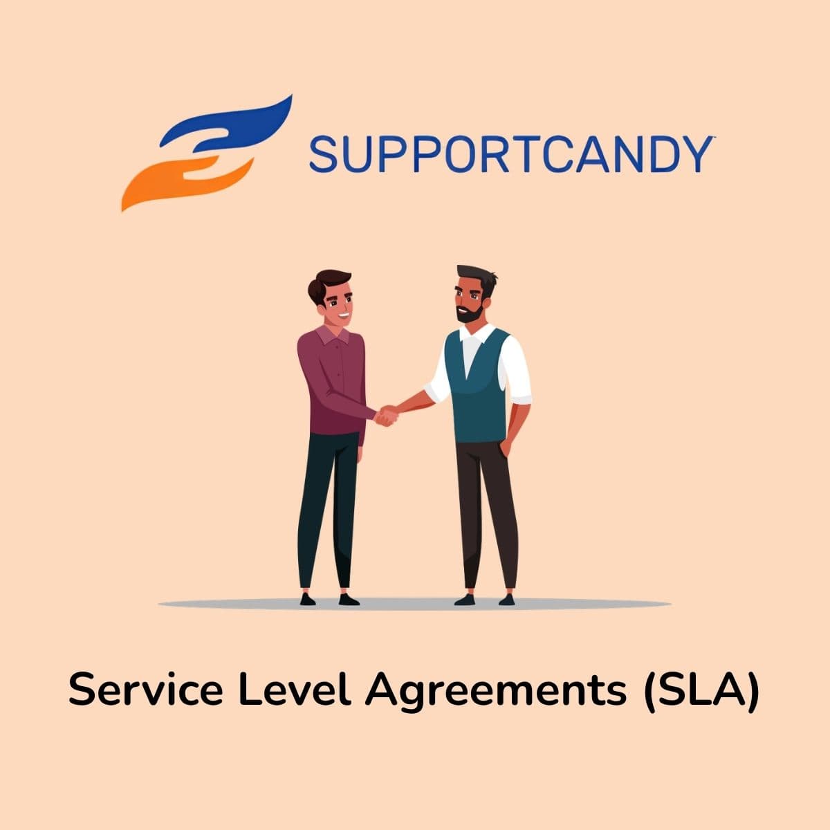 Screenshot of SupportCandy Service Level Agreements (SLA) interface