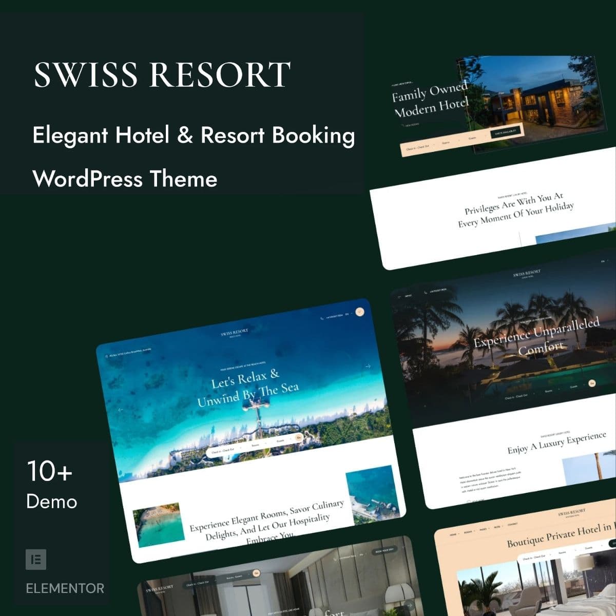 Screenshot of SwissResort interface
