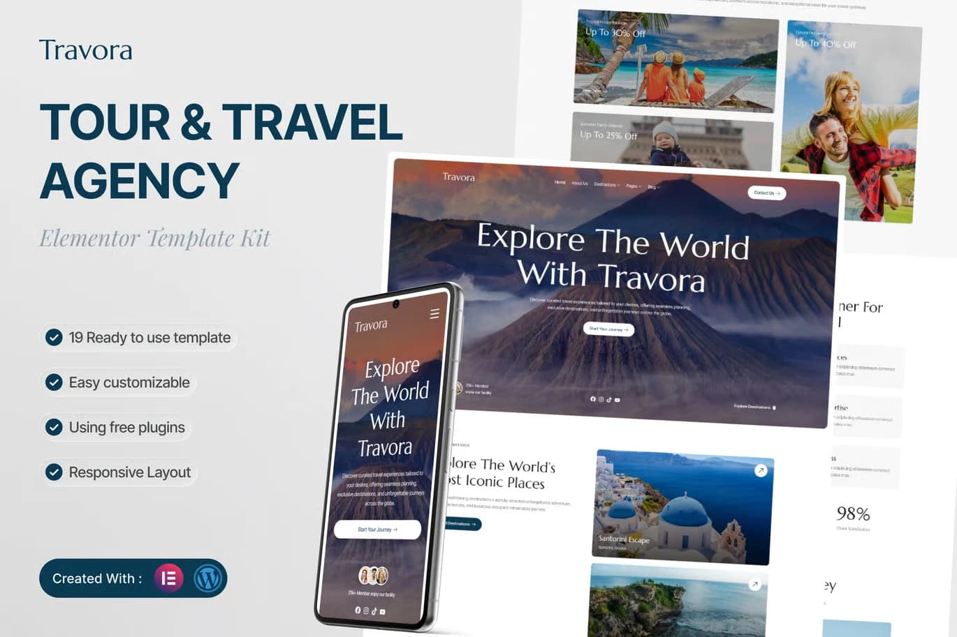 Screenshot of Travora interface