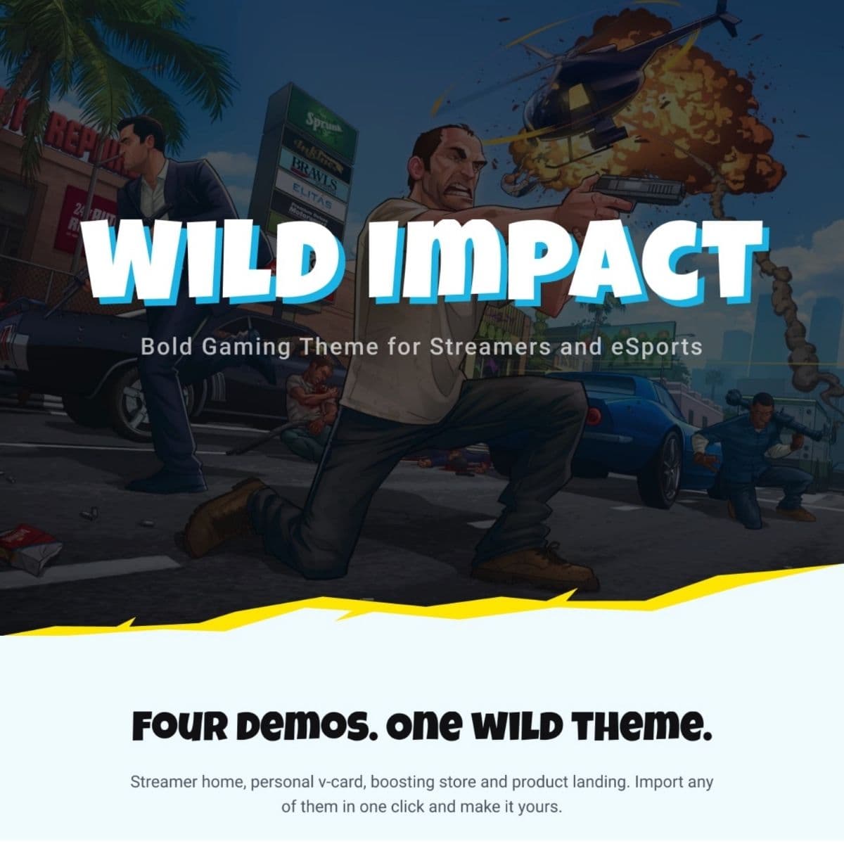 Screenshot of Wild Impact interface