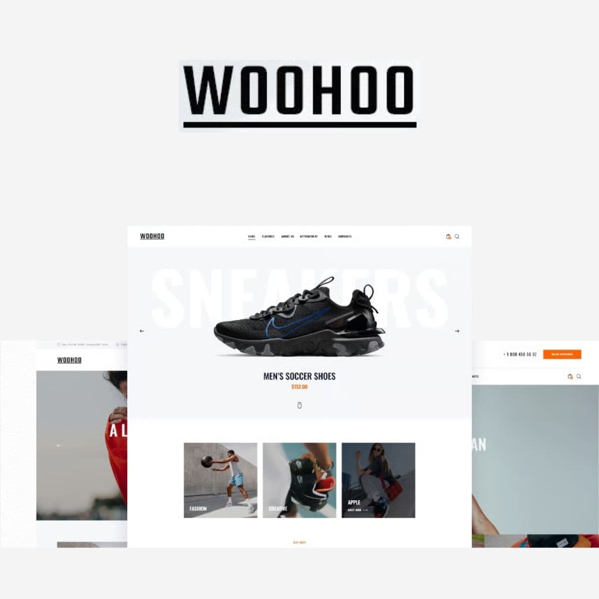 Screenshot of Woo Hoo interface