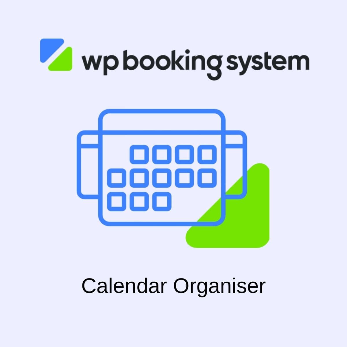 Screenshot of WP Booking System Calendar Organiser interface
