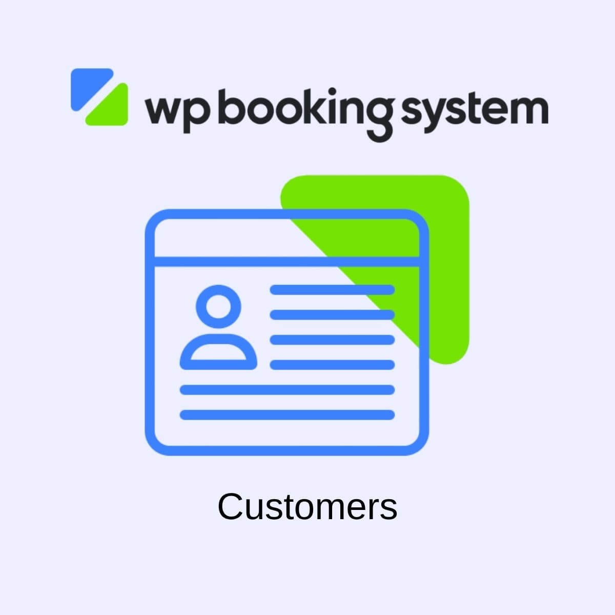 Screenshot of WP Booking System Customers interface