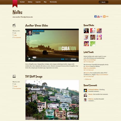 Themify Notes WordPress Theme Themify Notes WordPress Theme