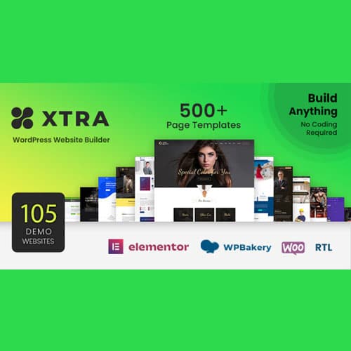 Xtra - WordPress Website Builder + RTL