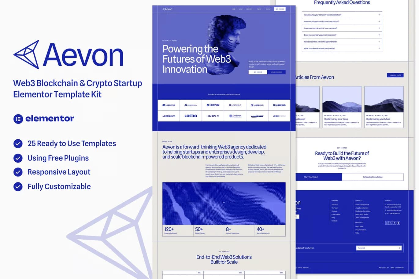 Aevon - WordPress Plugin/Theme Screenshot of Aevon interface