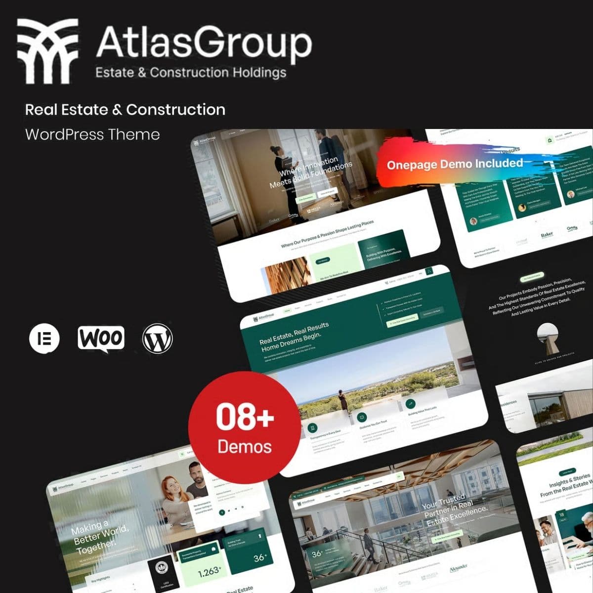 AtlasGroup Real Estate Construction WordPress Theme AtlasGroup – Real Estate & Construction Group WordPress Theme Preview