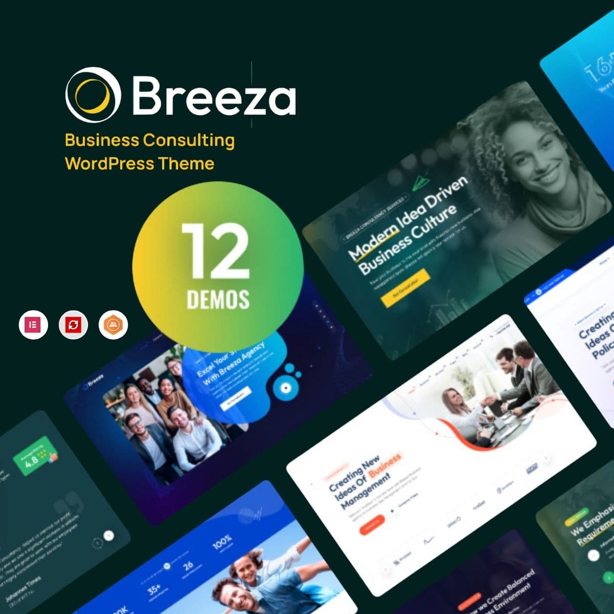 Breeza - WordPress Plugin/Theme Screenshot of Breeza interface