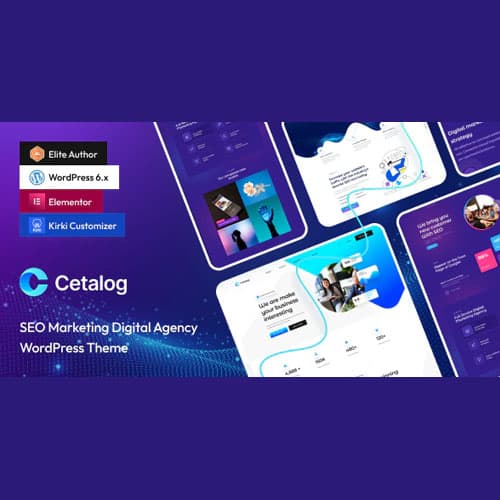 Cetalog - Marketing & SEO Agency WordPress Theme + RTL