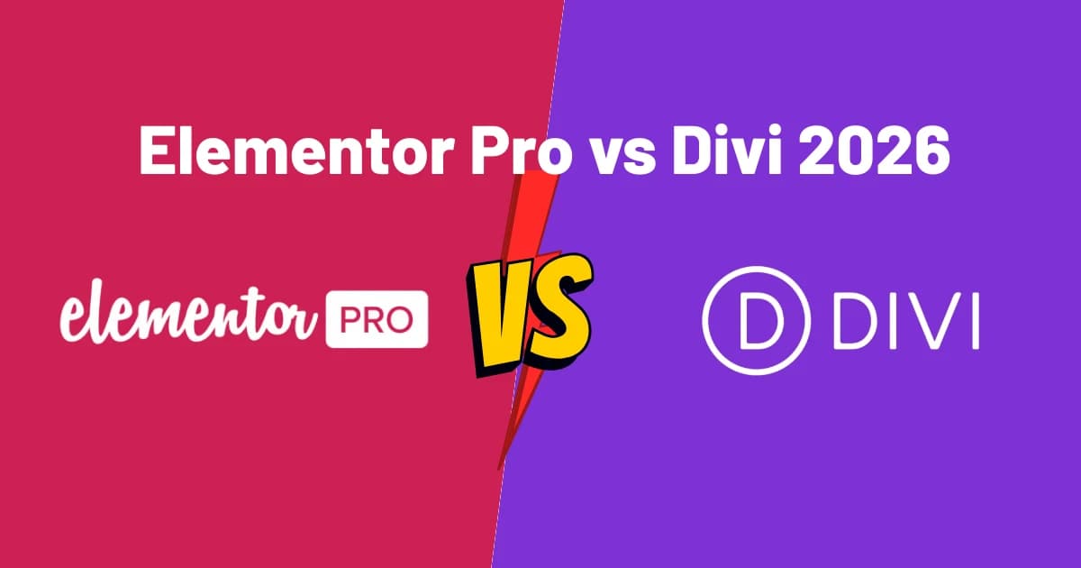 Elementor Pro vs Divi Builder 2026: In-Depth Comparison