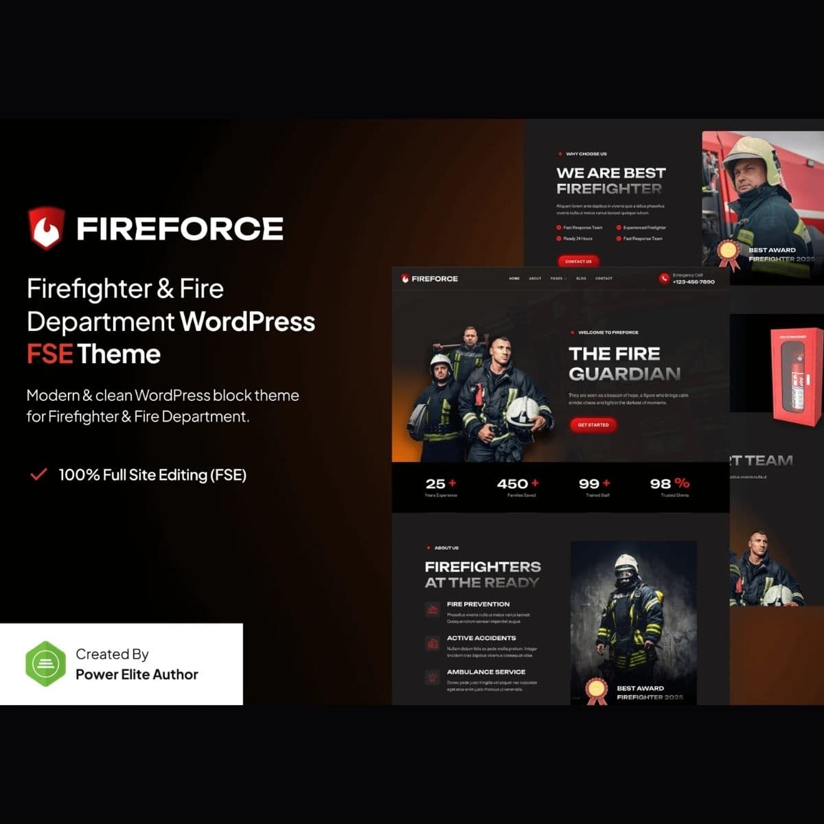 Fireforce – WordPress Plugin/Theme Screenshot of Fireforce interface