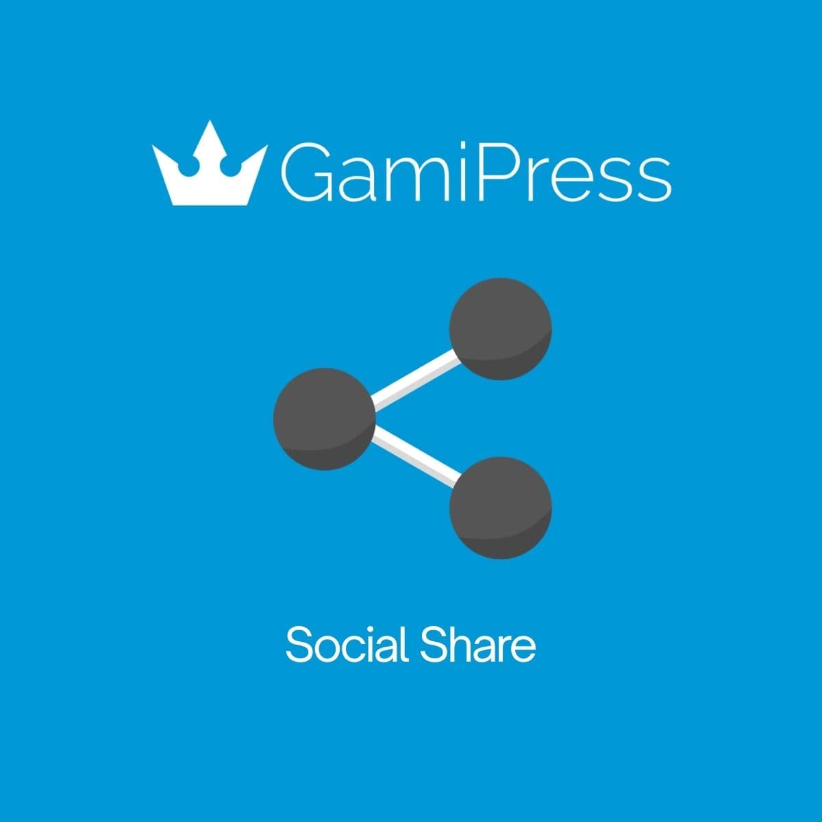Screenshot of GamiPress Social Share interface