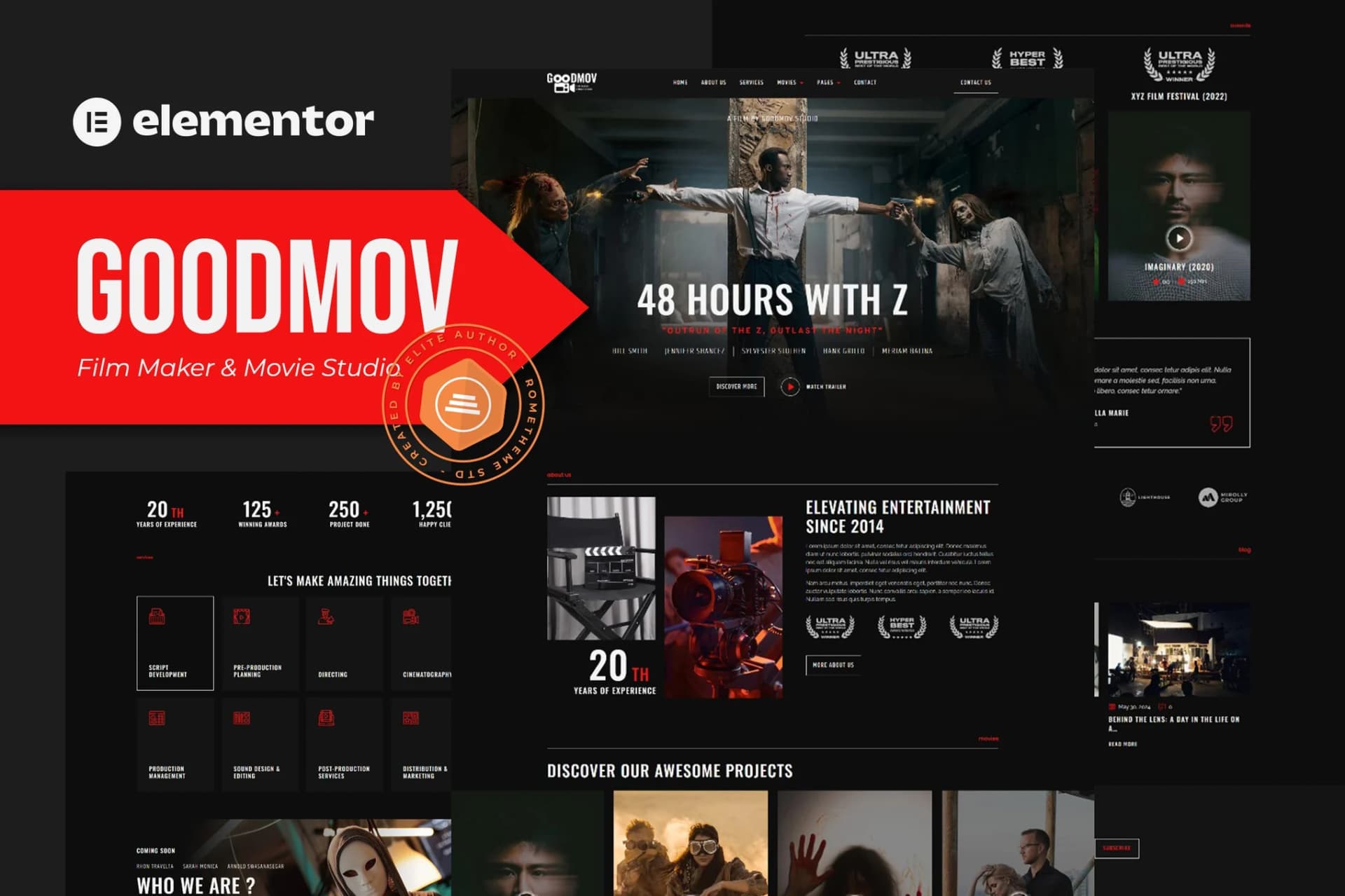 Goodmov - WordPress Plugin/Theme Screenshot of Goodmov interface