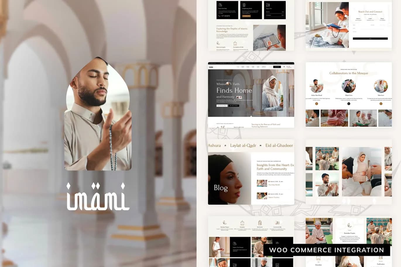 Imami - WordPress Plugin/Theme Screenshot of Imami interface