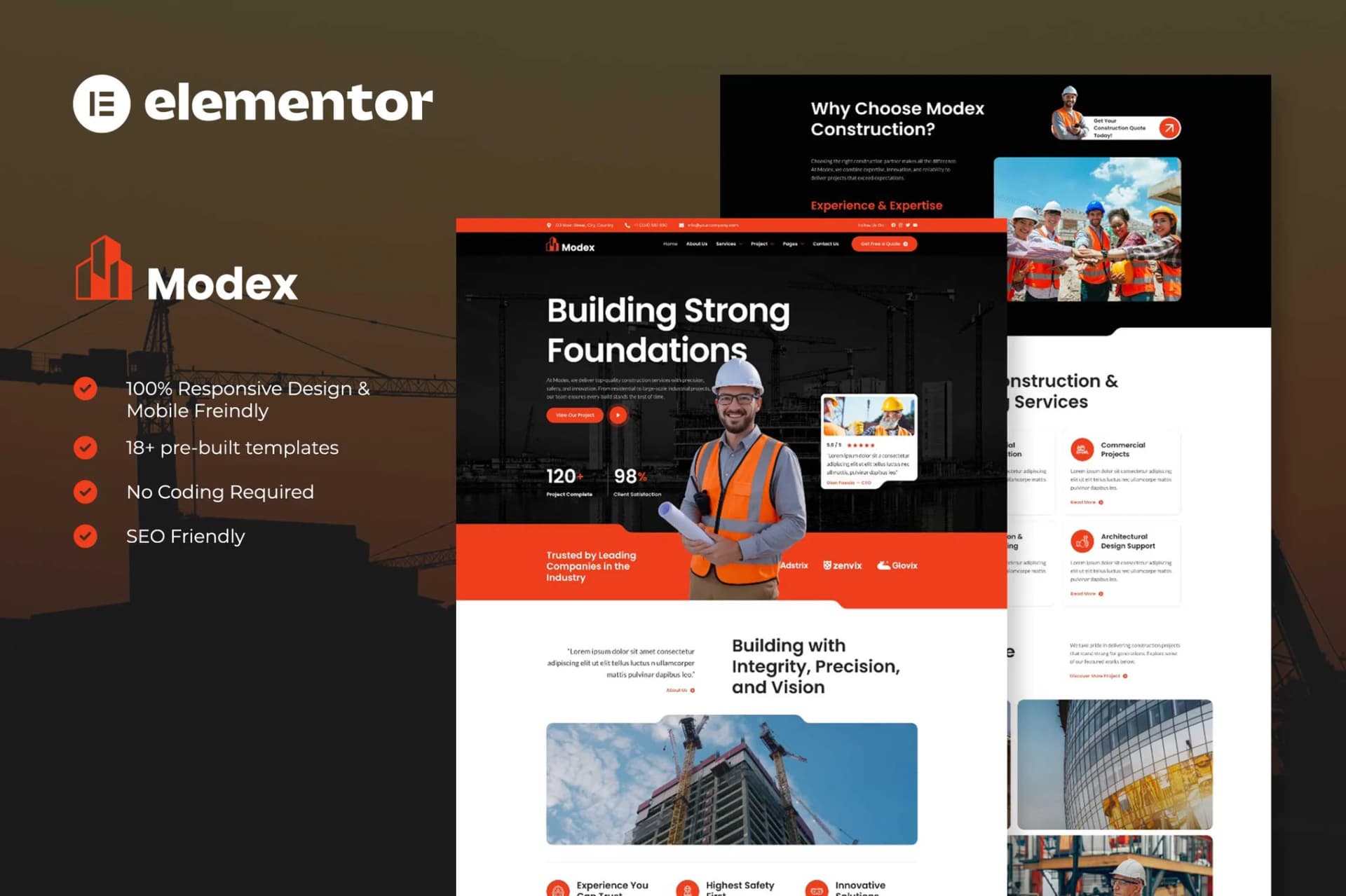 Modex - WordPress Plugin/Theme Screenshot of Modex interface
