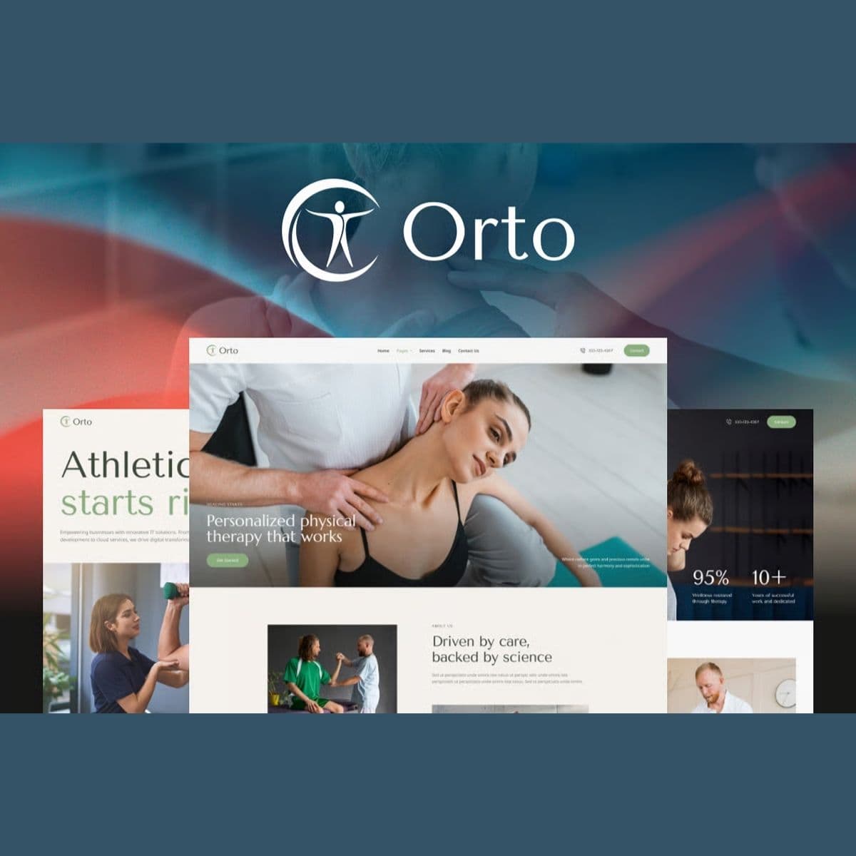 Orto - Physiotherapy, Chiropractor & Rehabilitation WordPress Theme