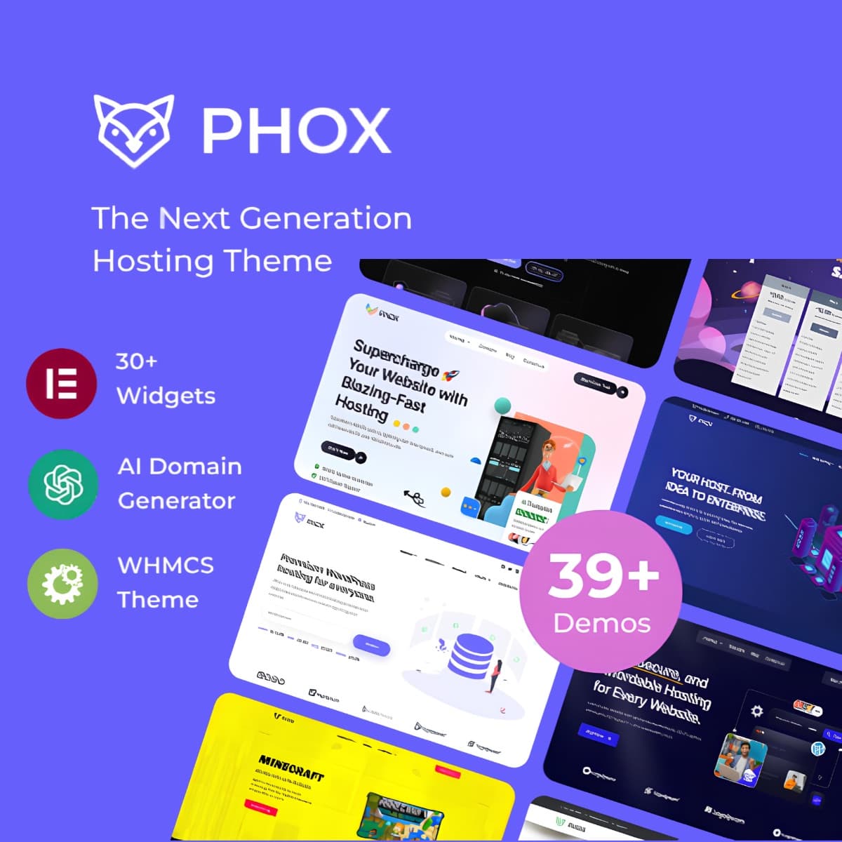 Phox - WordPress Plugin/Theme Screenshot of Phox interface