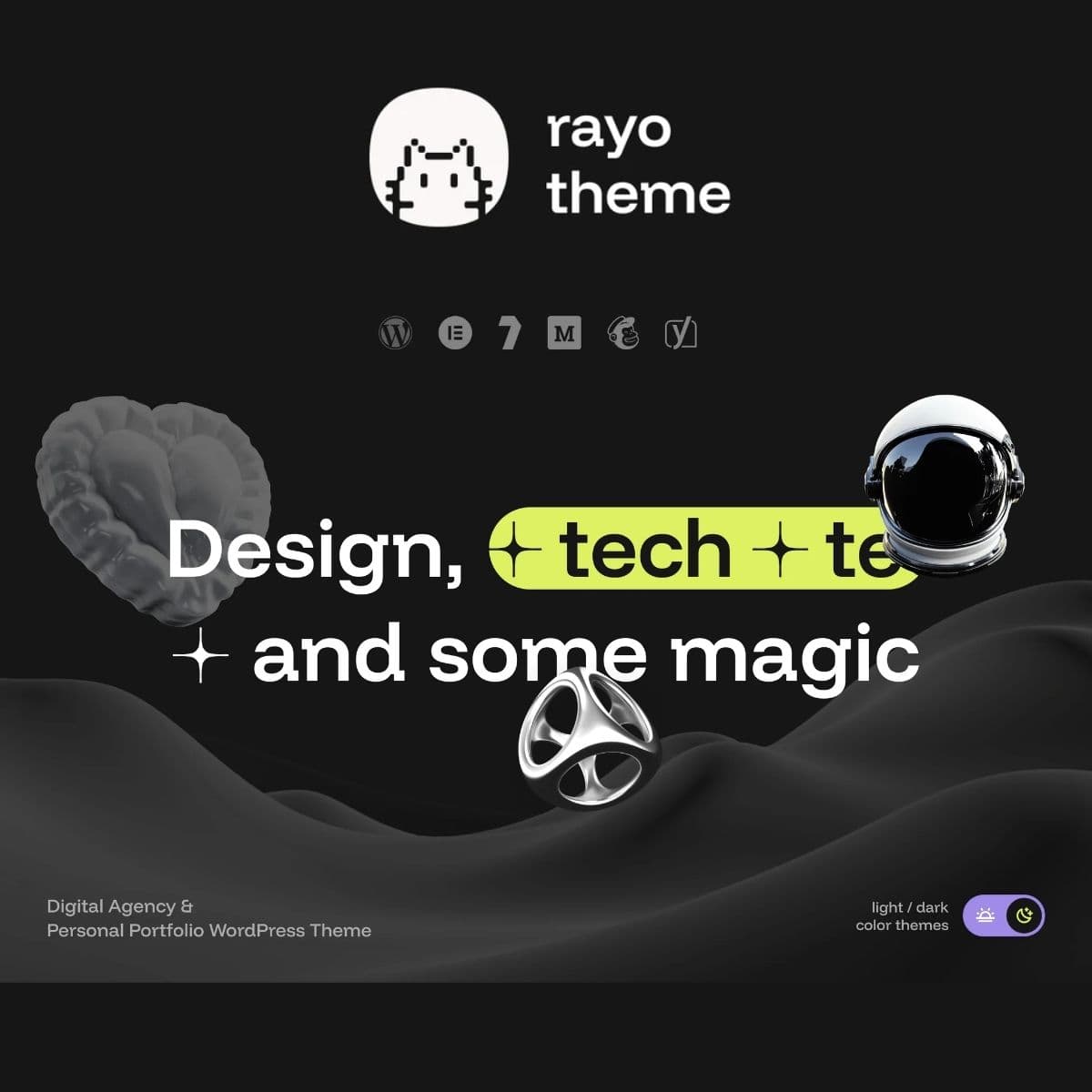 Rayo - WordPress Plugin/Theme Screenshot of Rayo interface