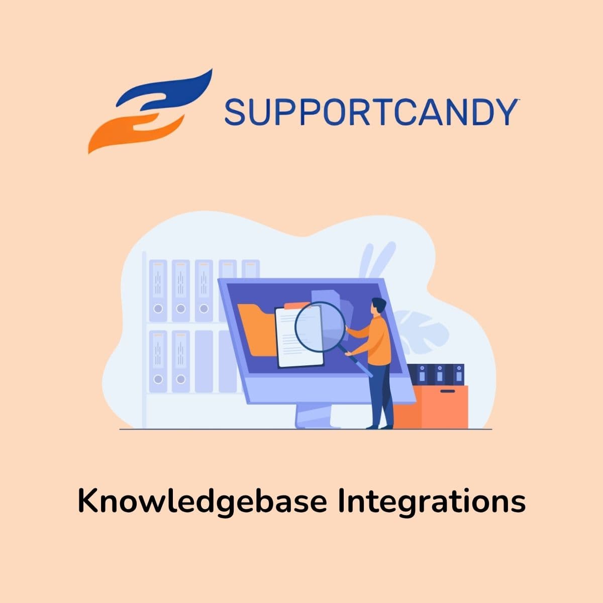 Screenshot of SupportCandy Knowledgebase Integrations interface