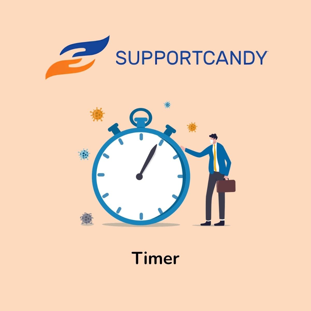 Screenshot of SupportCandy Timer interface