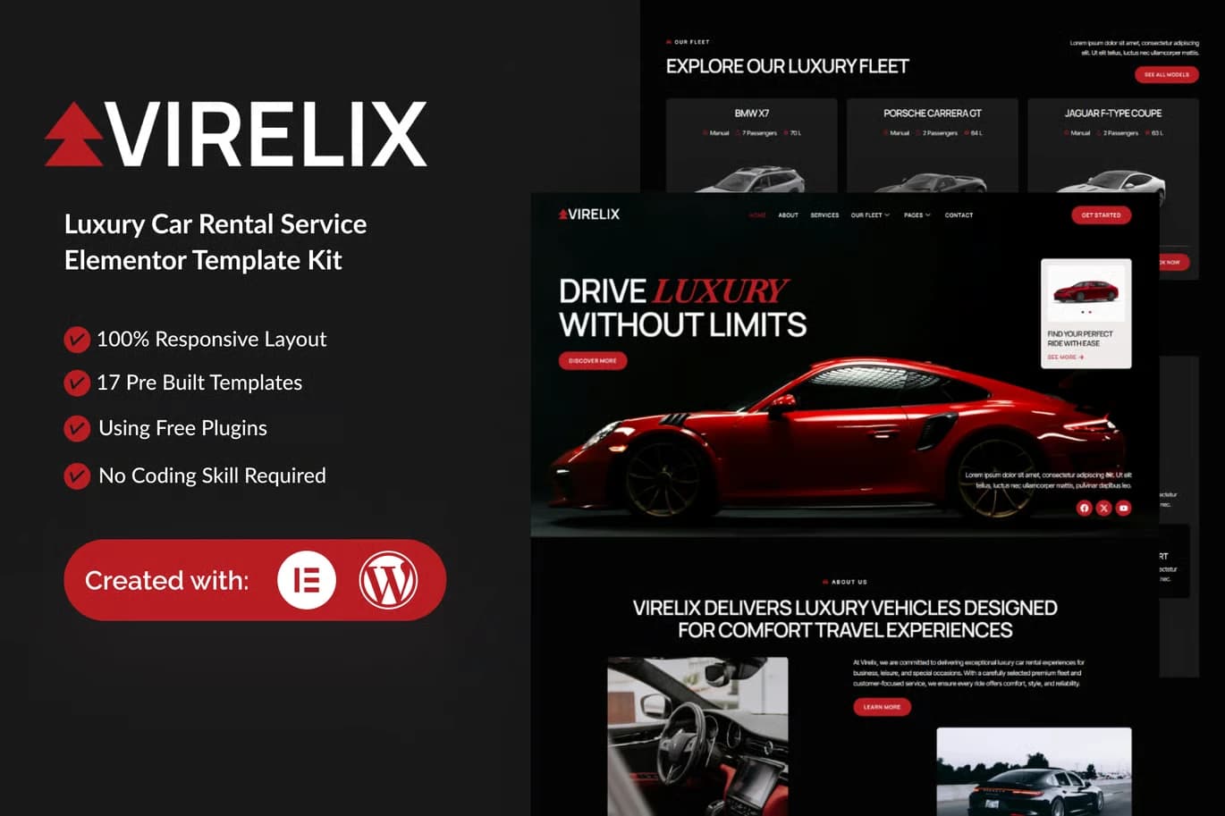 Screenshot of Virelix interface