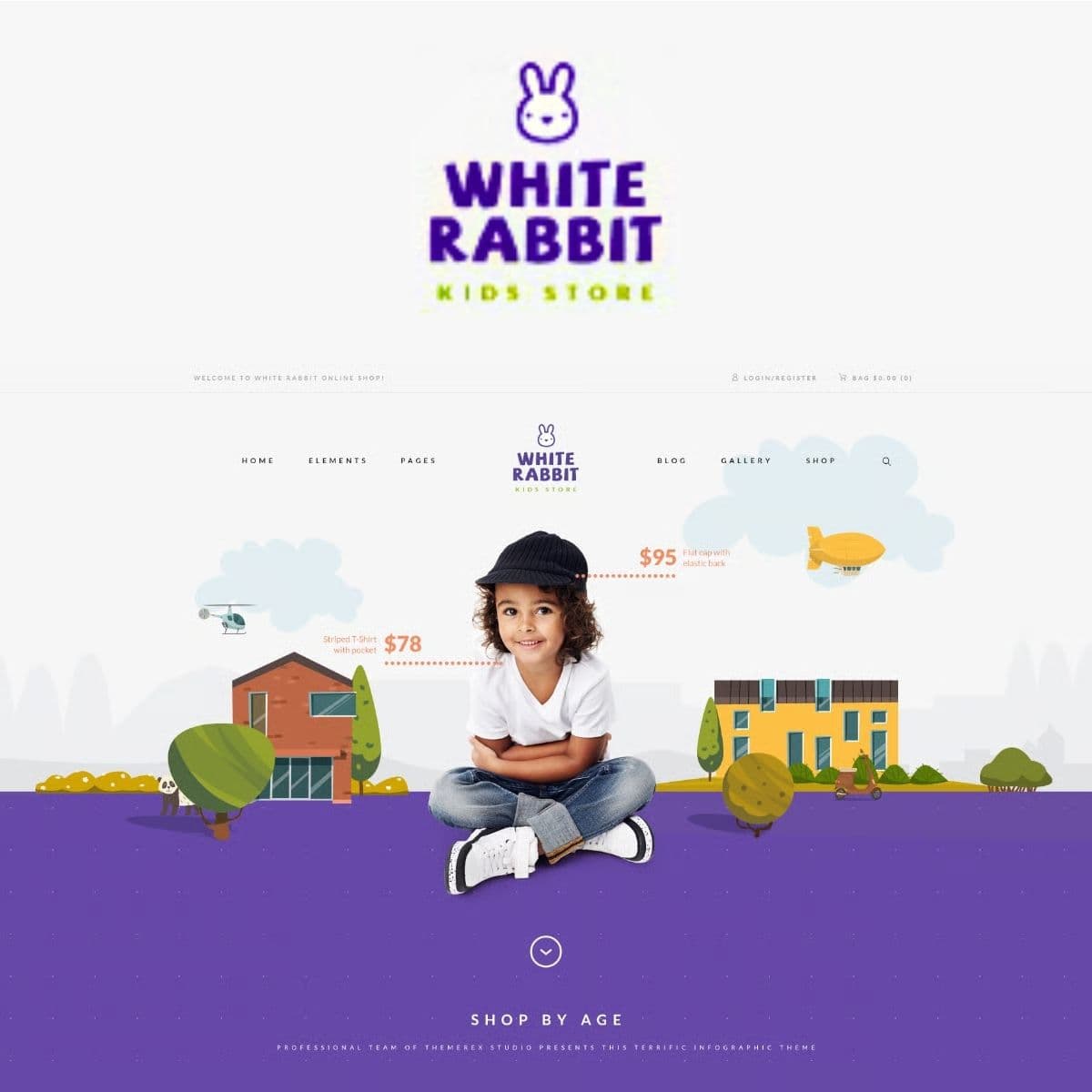 White Rabbit - WordPress Plugin/Theme Screenshot of White Rabbit interface