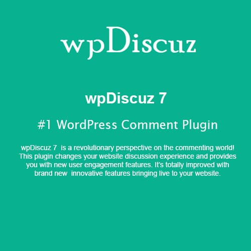 wpDiscuz - #1 WordPress Comment Plugin wpDiscuz - #1 WordPress Comment Plugin