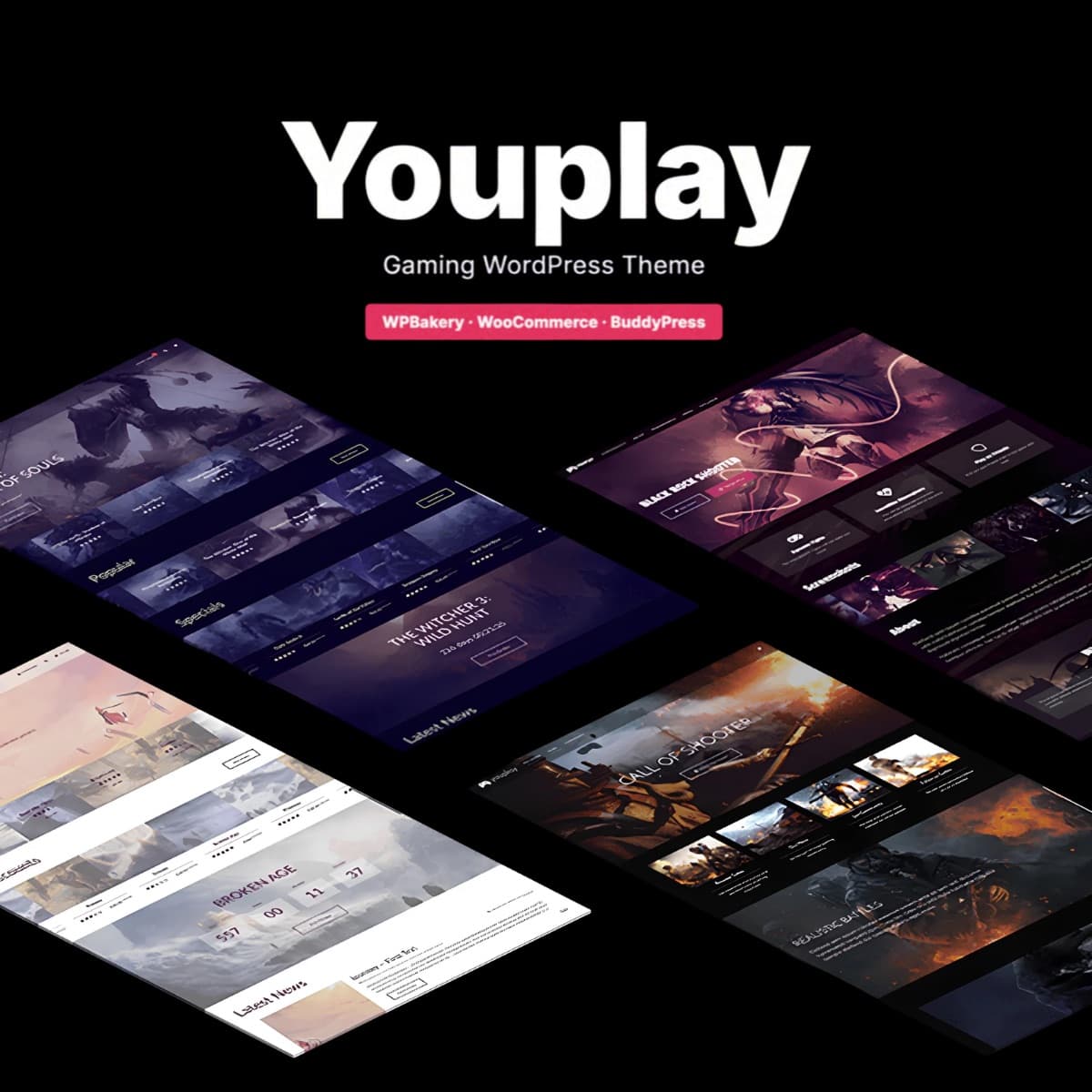 Youplay - WordPress Plugin/Theme Screenshot of Youplay interface